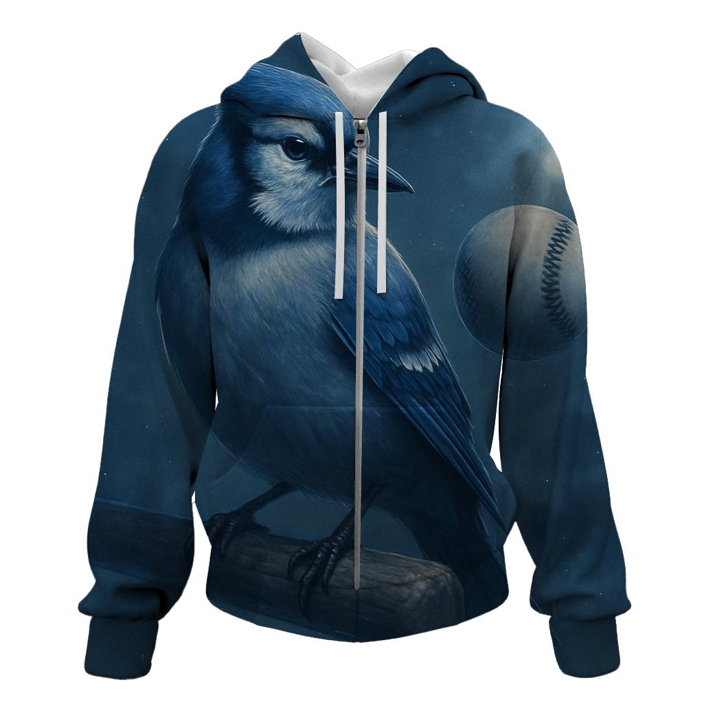 Frozen Focus Blue Jays Perch designer hoodies