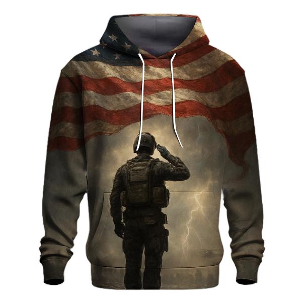 Liberty Vigil Under Stormlit Stripes lightweight hoodies
