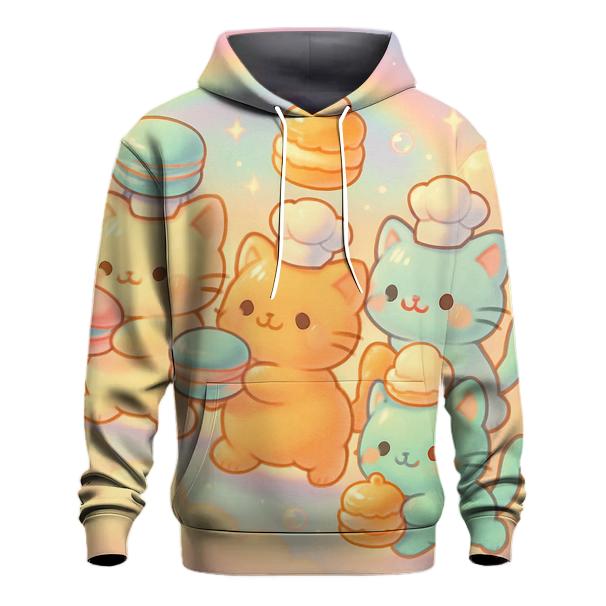 Cloud Bakery Cat Parade pullover hoodies