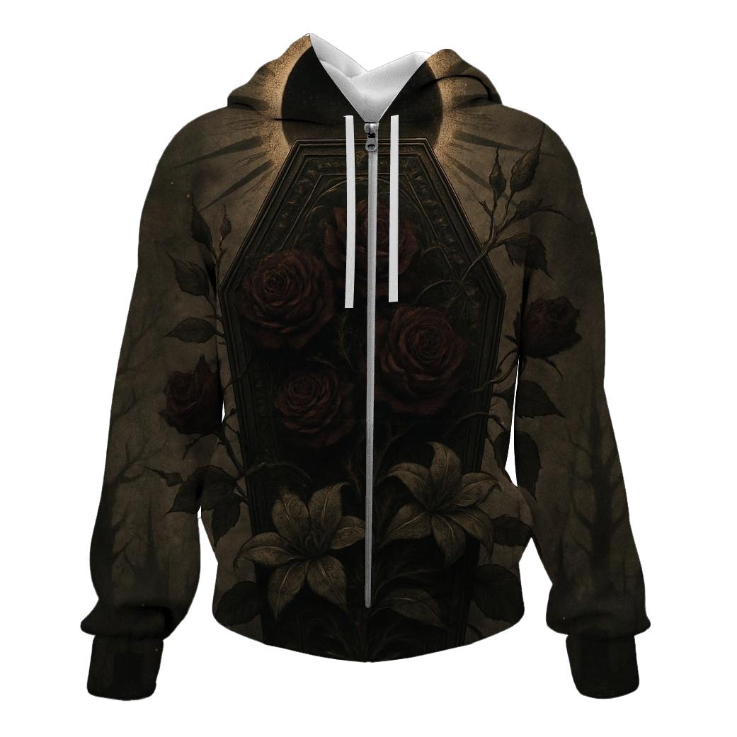 The Coffin Garden Eclipse embroidered hoodies