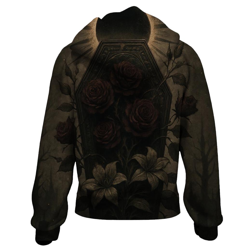 The Coffin Garden Eclipse embroidered hoodies