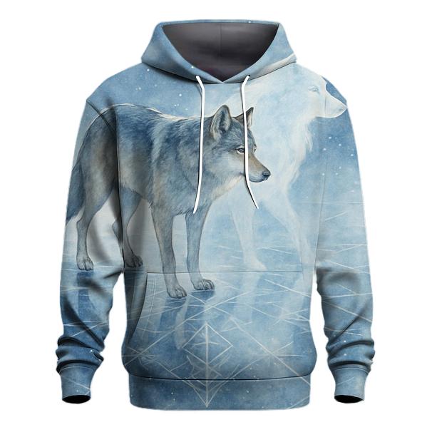 Glacier Mirror Guardian embroidered hoodies