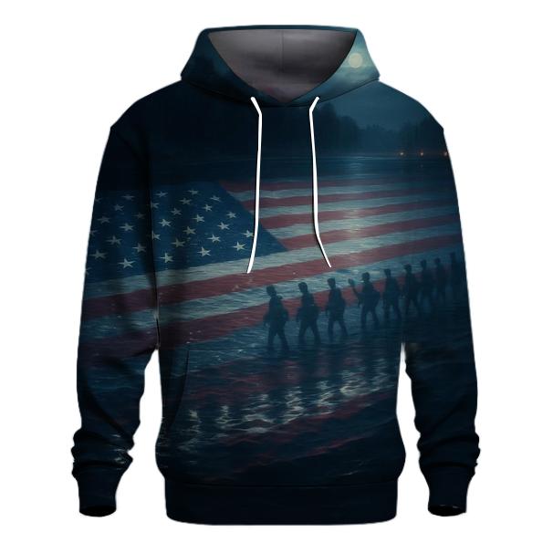 Ghost Platoon In Flag Reflection Water designer hoodies