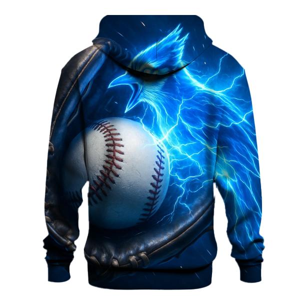 Blue Jays Lightning Catch Frame embroidered hoodies