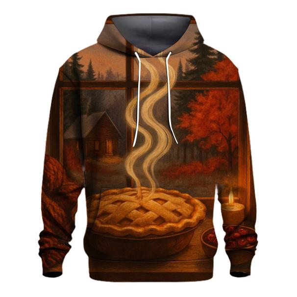 Cozy Cabin Pie Window Glow lightweight hoodies