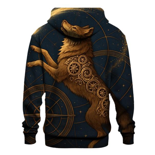 Clockwork Comet Hunter embroidered hoodies
