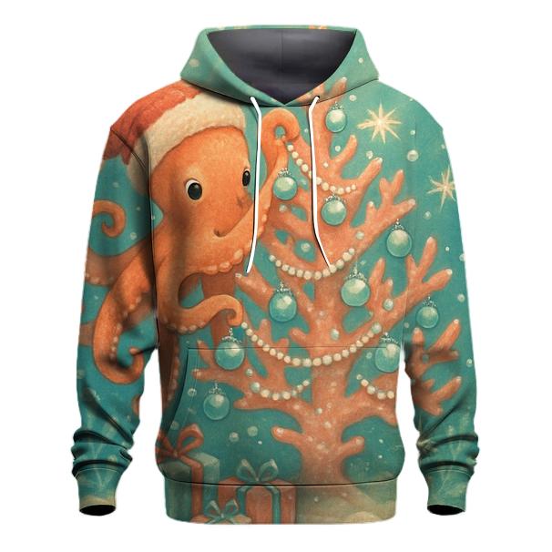 Frosted Ornament Octopus Tree Decorator hoodie styles