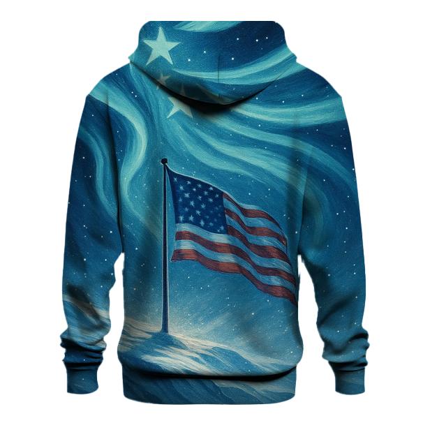 Arctic Signal Flag Aurora premium hoodies