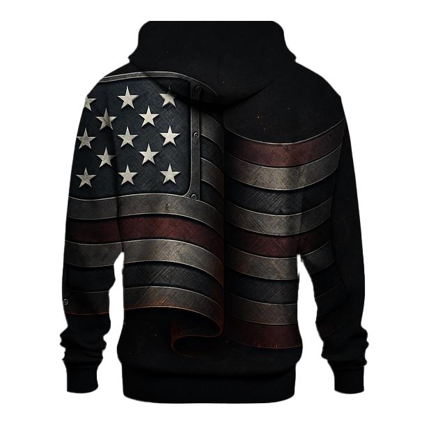 Industrial Camo Flag Forge hoodie trends