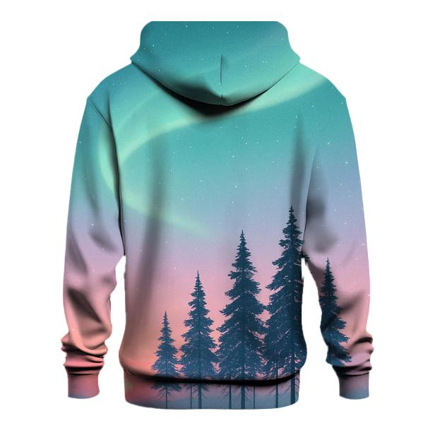 Aurora Tinged Sunset Above Polar Pines hoodie trends