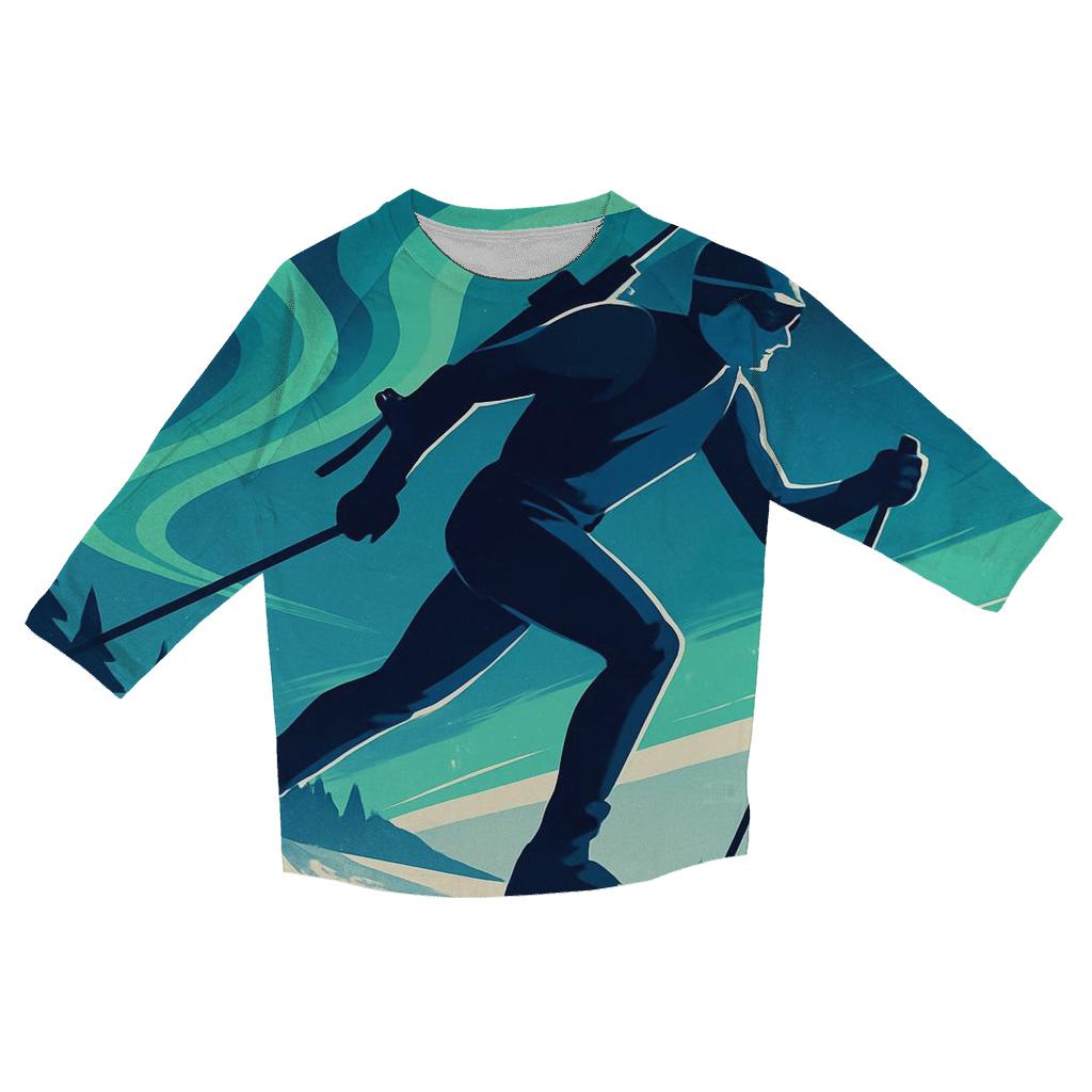 Midnight Biathlon Aurora Chase personalized 3/4 sleeve tees