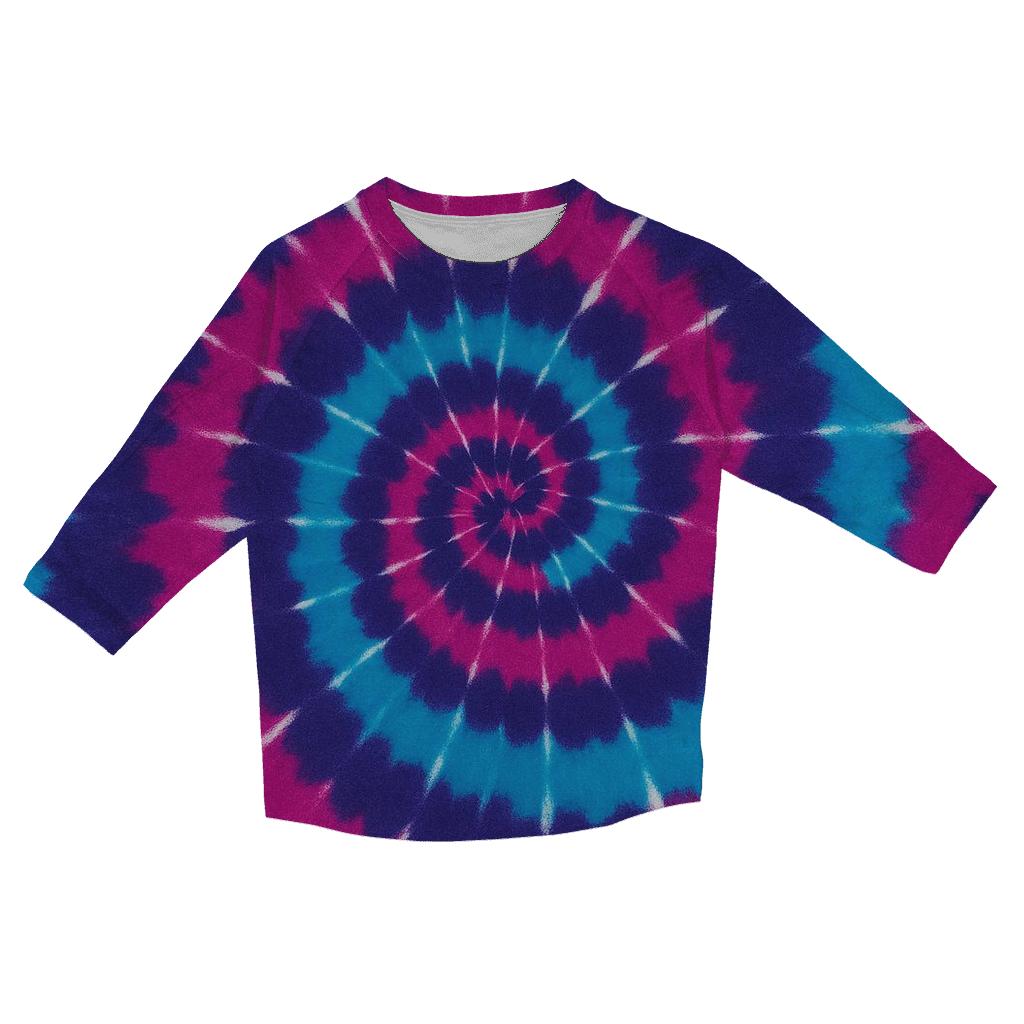 Nebula Spiral Overdye Whirlpool personalized 3/4 sleeve tees