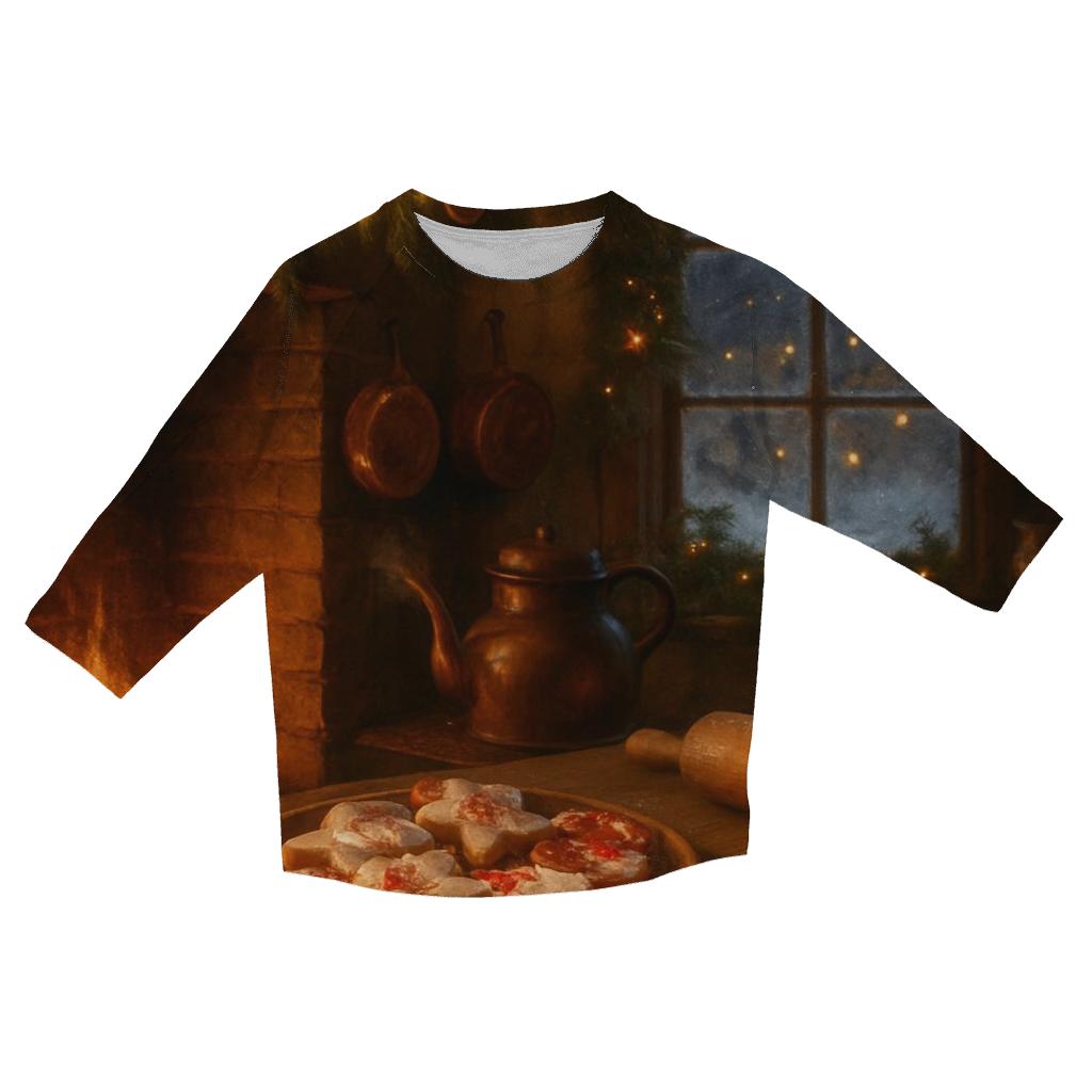 Sugarplum Kitchen By Firelight cotton quarter sleeve shirts