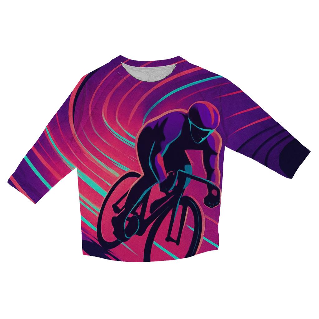 Neon Velodrome Photon Sprint personalized 3/4 sleeve tees