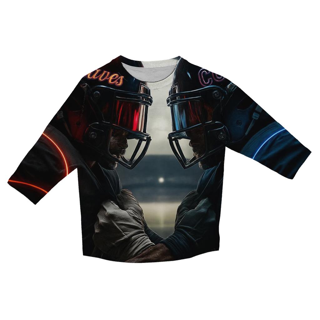Neon Helmet Reflections Rivalry stylish quarter sleeve tops
