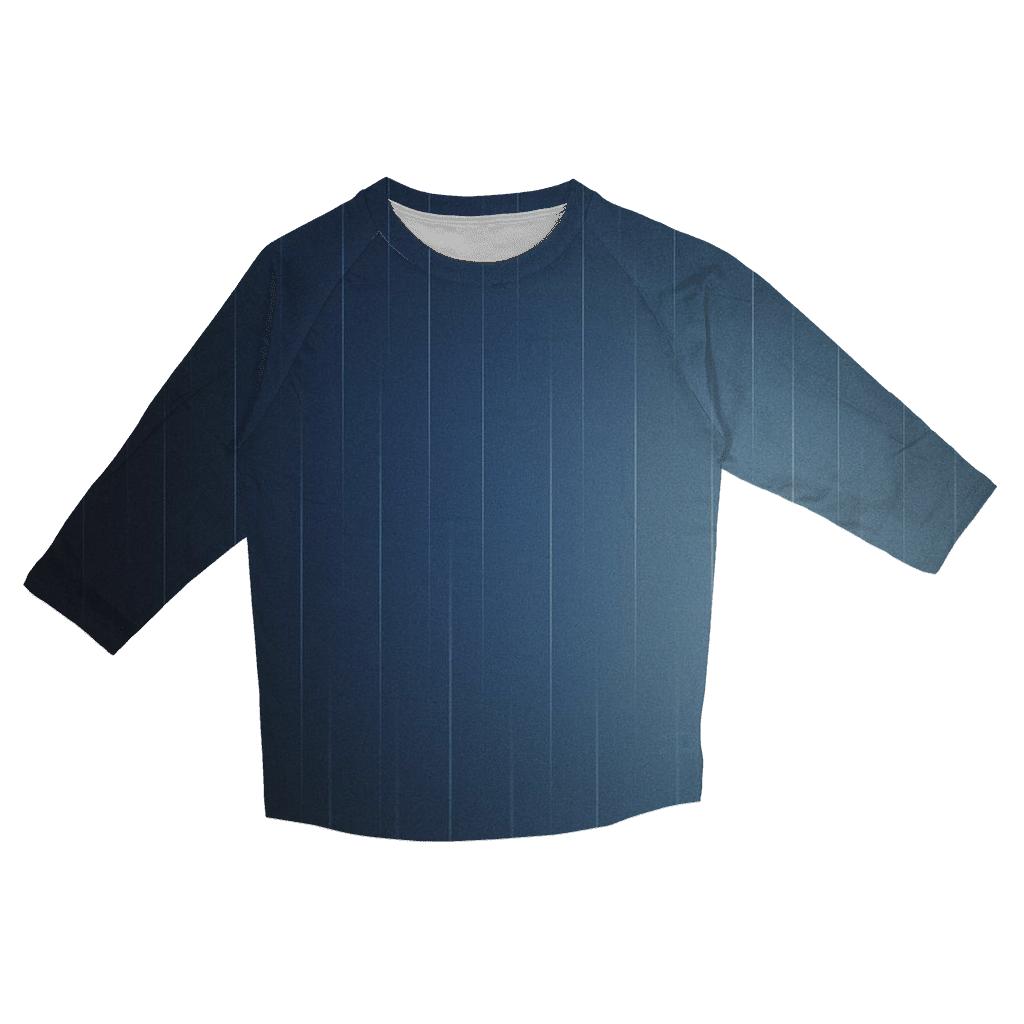 Cobalt Rainfall Veil designer 3/4 sleeve blouses