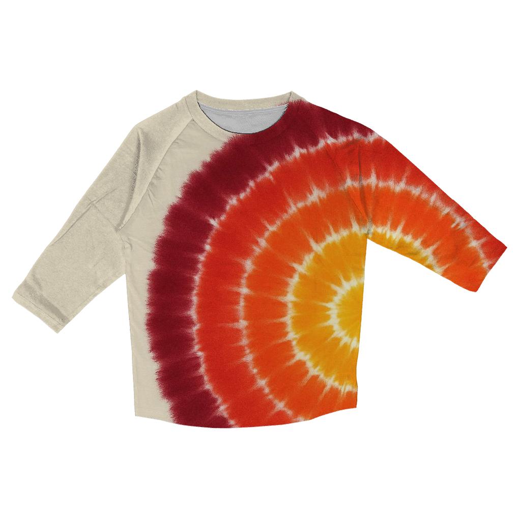 Solar Flare Bullseye Offset designer 3/4 sleeve blouses