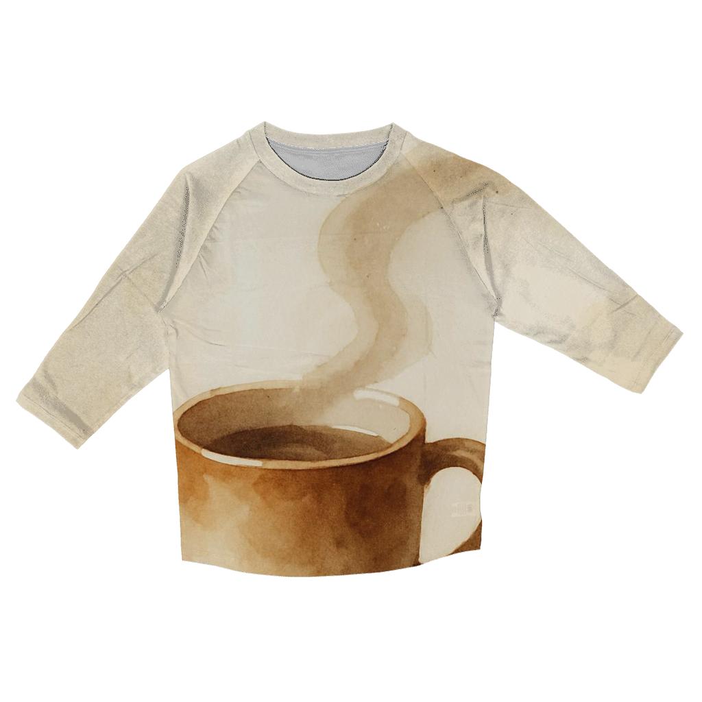 Aroma Wisp Path trendy 3/4 sleeve tops