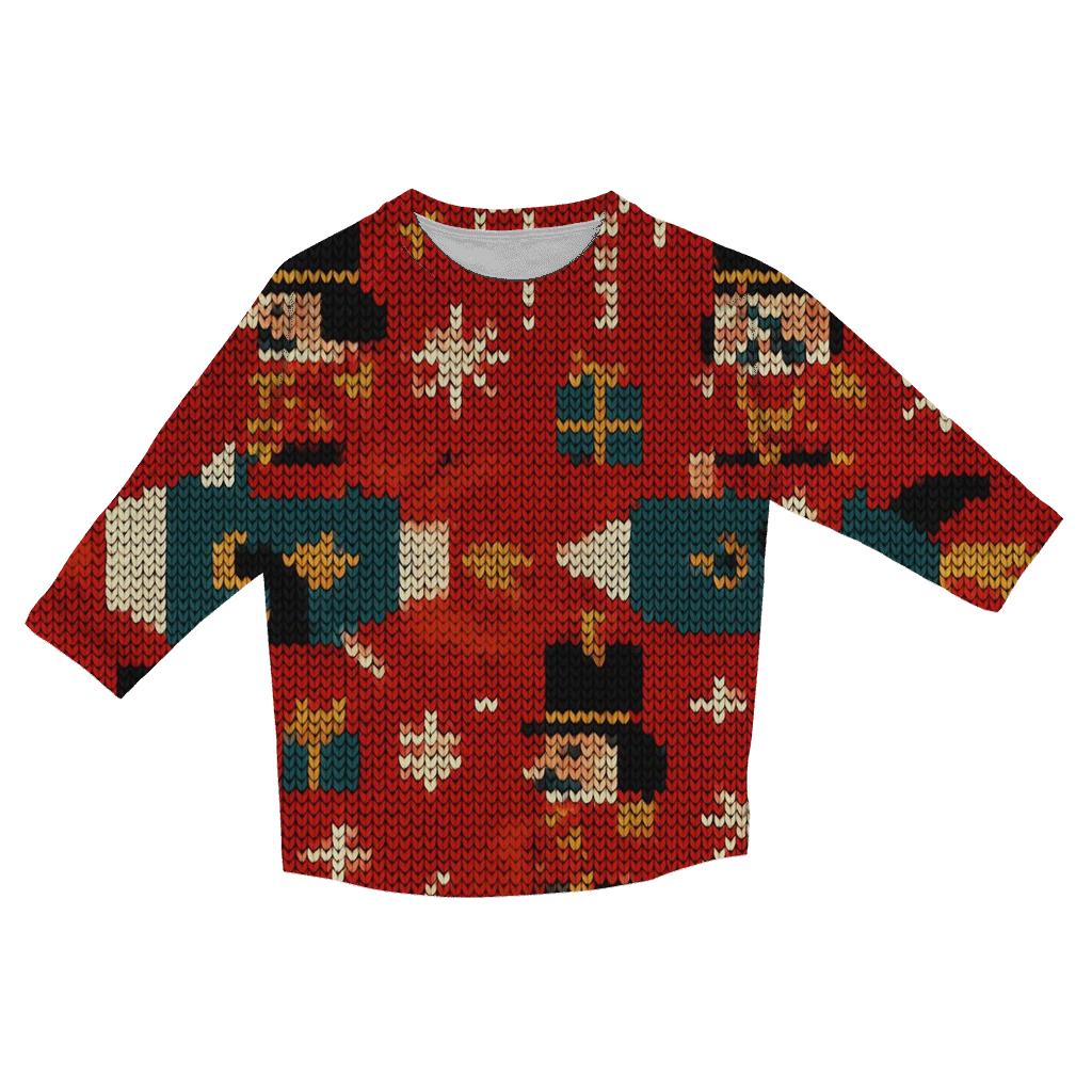 Nutcracker Rocket Parade Band Design fashion 3/4 sleeve shirts