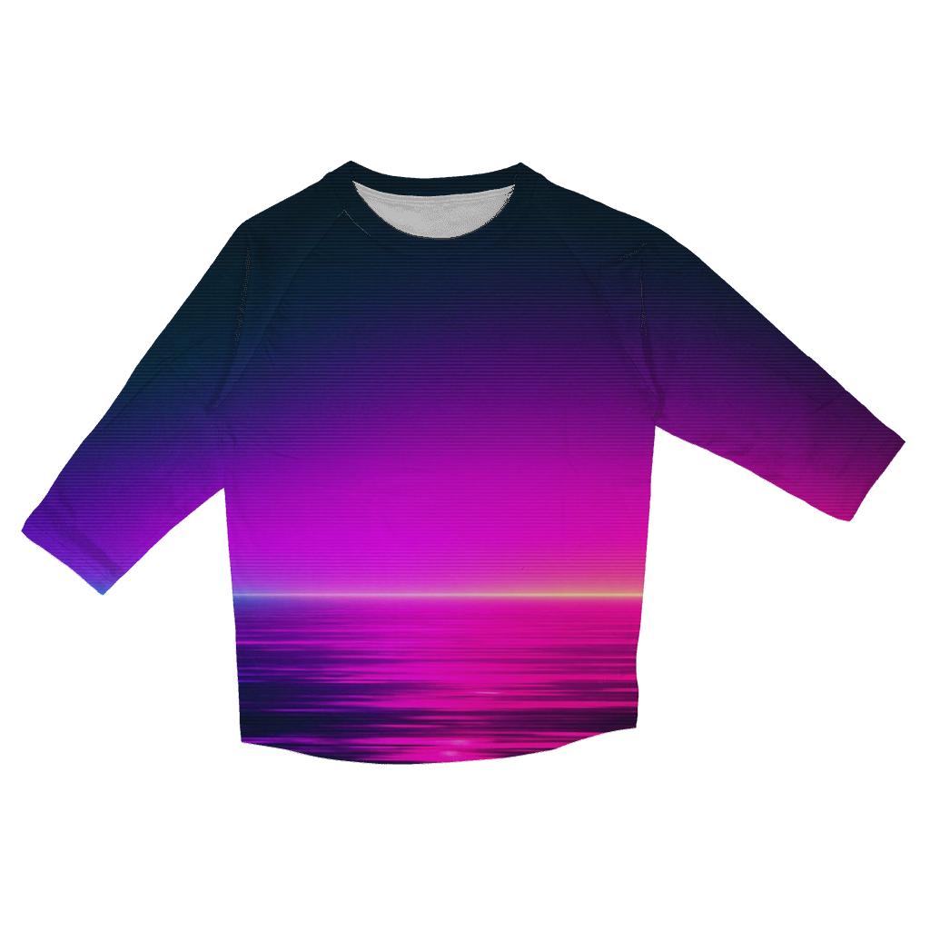 Neon Harbor Afterglow casual three quarter sleeve shirts
