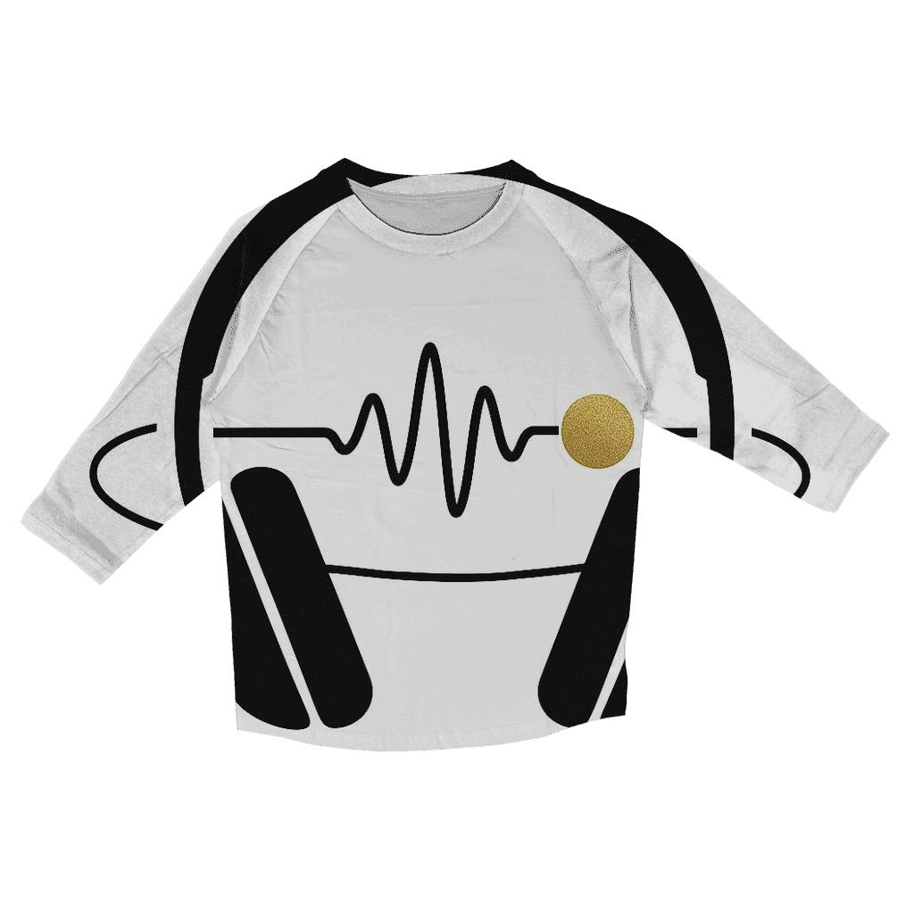 Headphone Orbit Minimal fashion 3/4 sleeve shirts