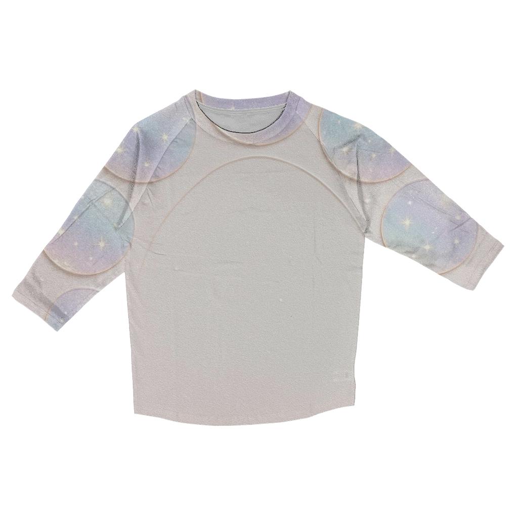 Pastel Shimmer Bubble Vault cotton quarter sleeve shirts