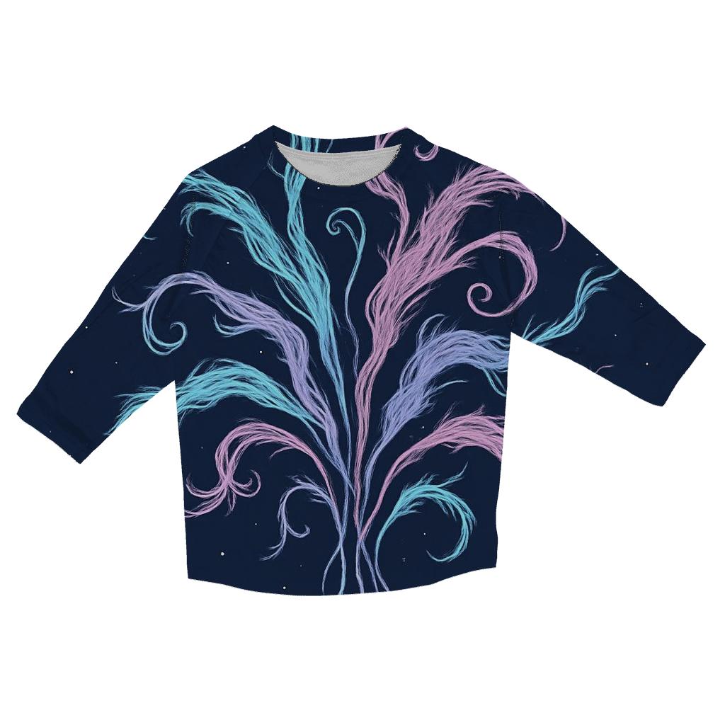 Nebula Filament Bouquet fashion 3/4 sleeve shirts