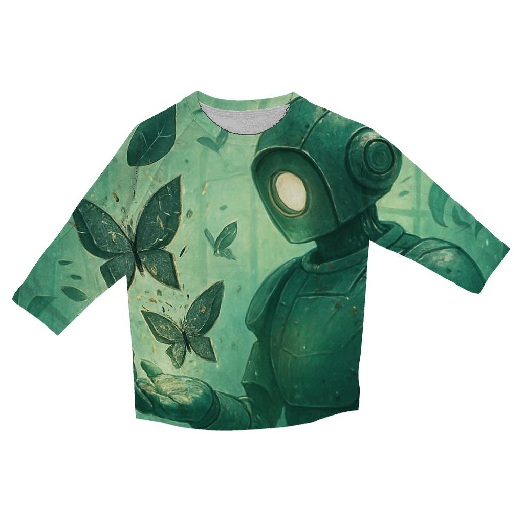 Garden Of Magnetic Butterflies designer 3/4 sleeve blouses