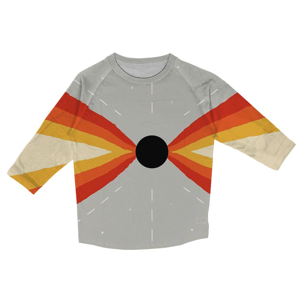 Jet Outflow Chevron fashion 3/4 sleeve shirts