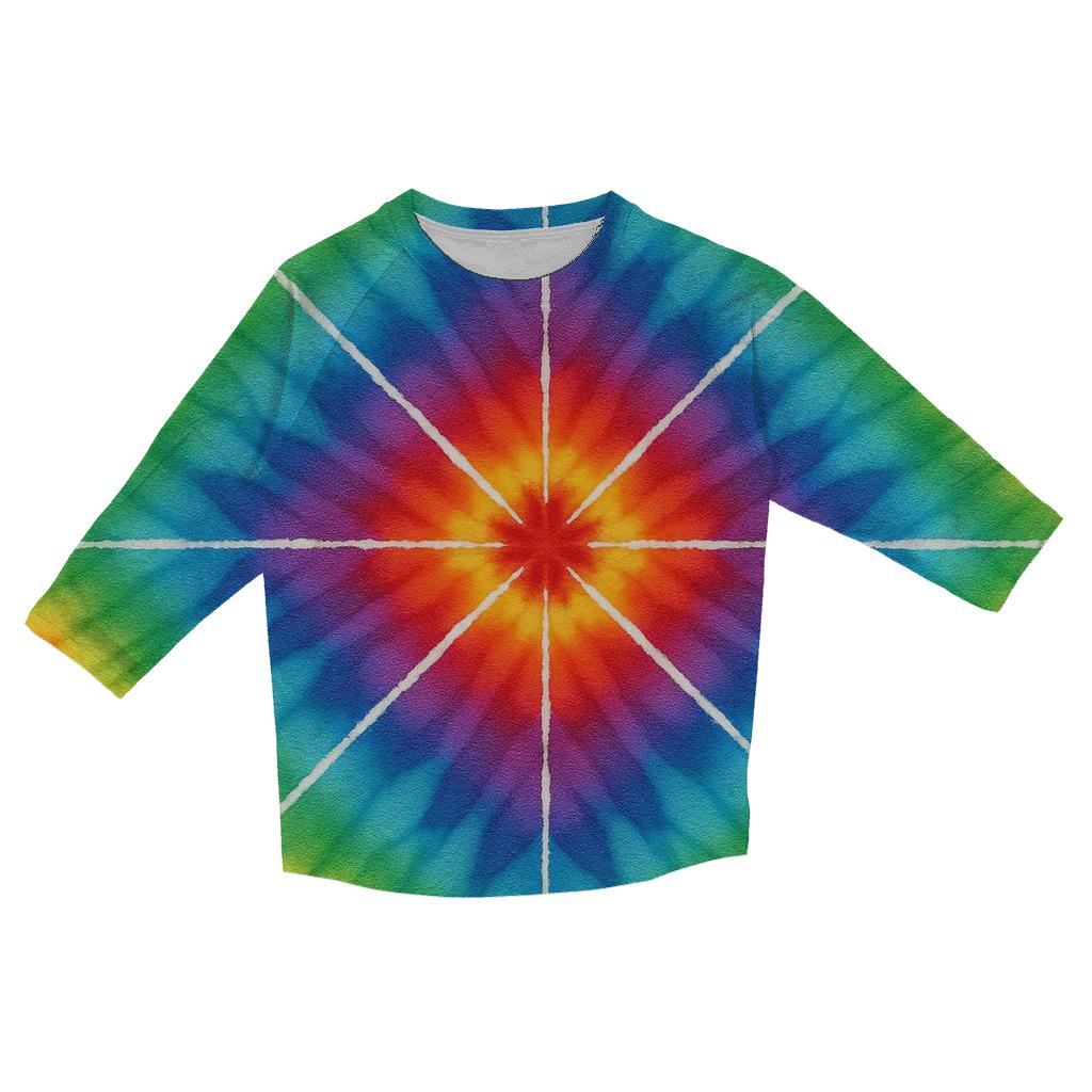 Galaxy Kaleidoscope Fold Mirror custom 3/4 sleeve shirts