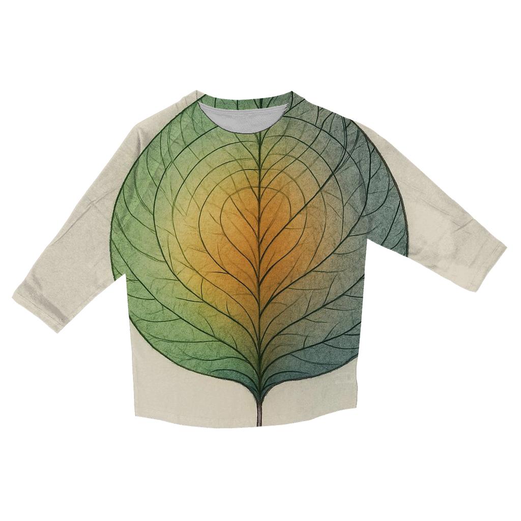 Circle Of Seasons Within One Leaf custom 3/4 sleeve shirts