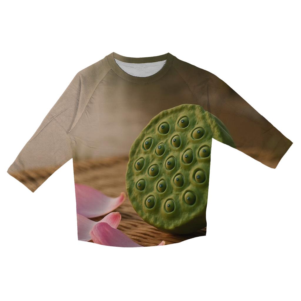 Lotus Seedpod Study On Reed Mat By Riverside cotton quarter sleeve shirts