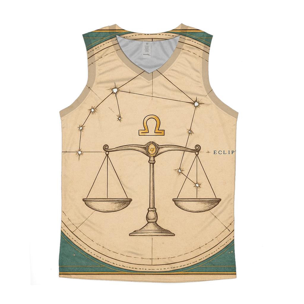 Libra Equinox Balance Chart graphic print tank tops