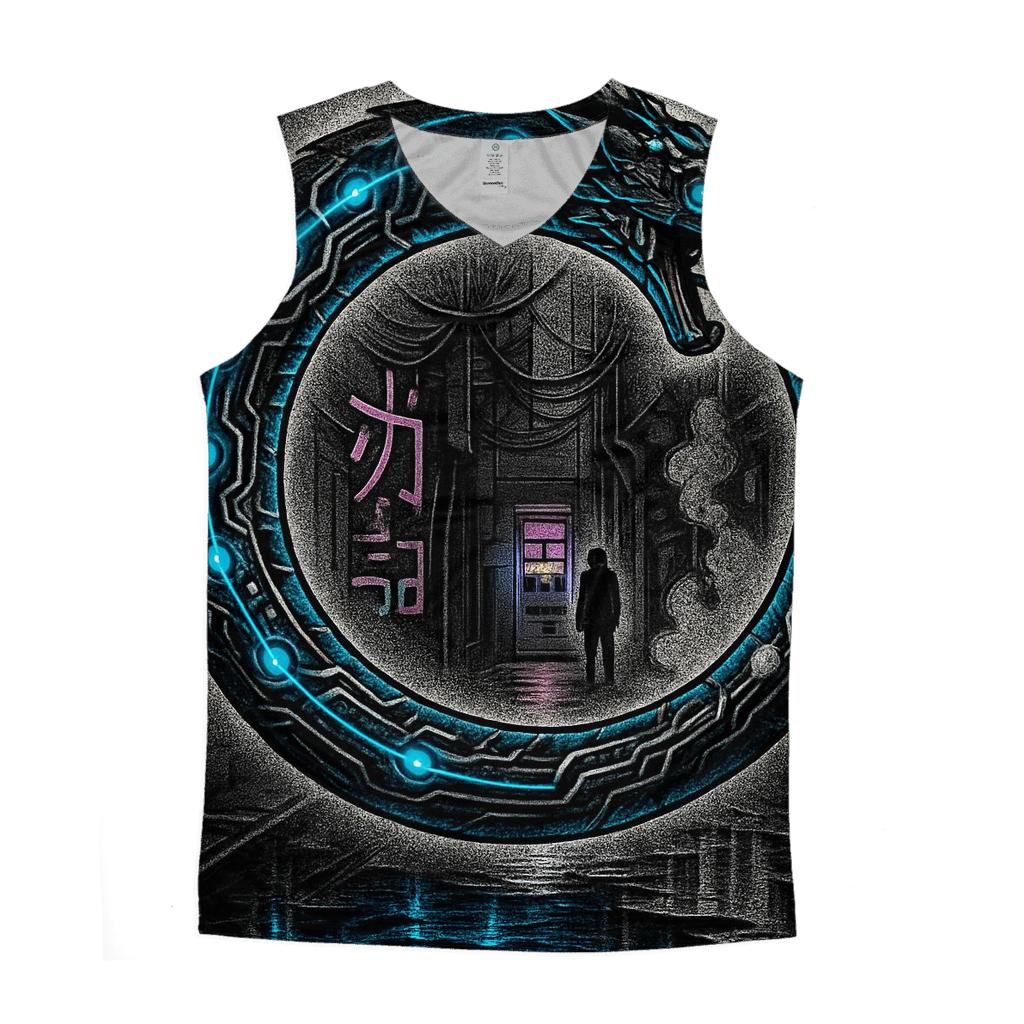 Ouroboros Neon Alley Circuit Coil stylish racerback tanks