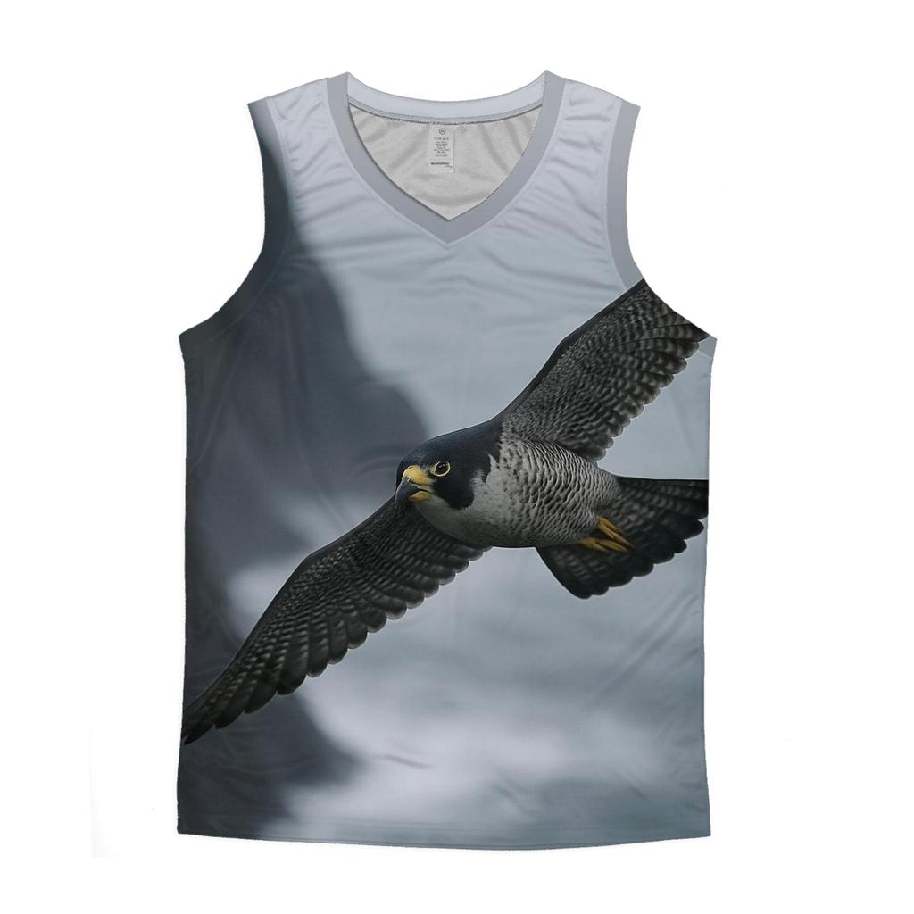 Cliff Draft Peregrine Falcon graphic print tank tops