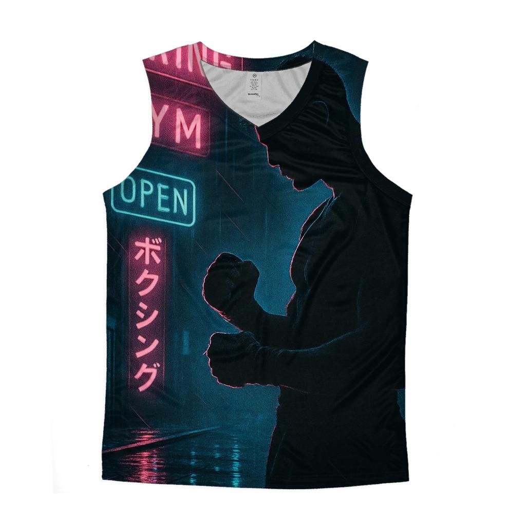 Neon Alley Shadow Boxer casual summer tank tops