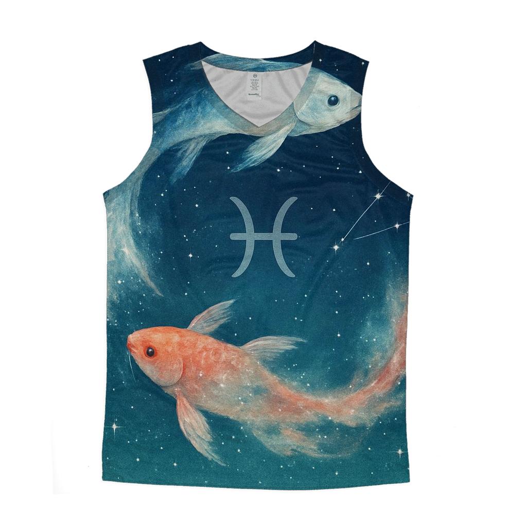 Pisces Dream Current Constellation personalized athletic tanks