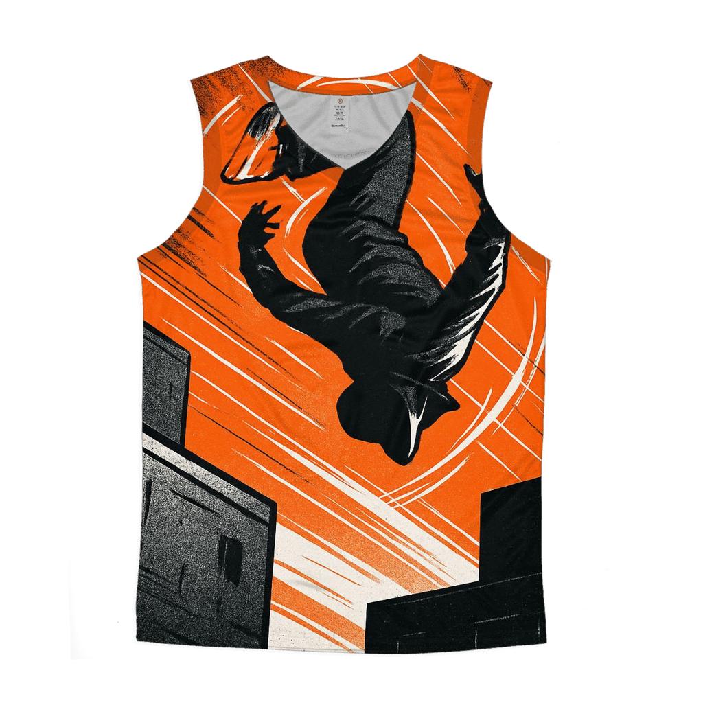 Urban Parkour Gravity Flip sports performance tank tops