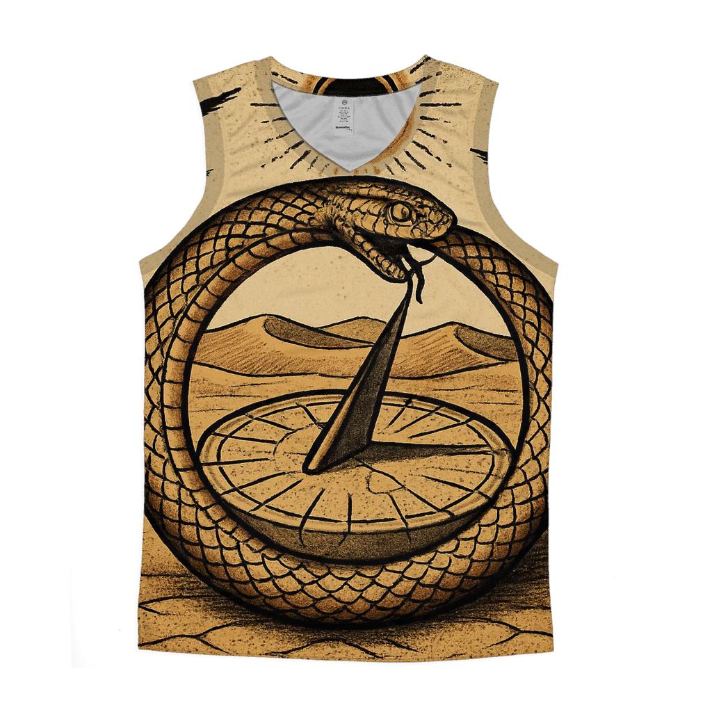 Ouroboros Desert Eclipse Sundial sports performance tank tops