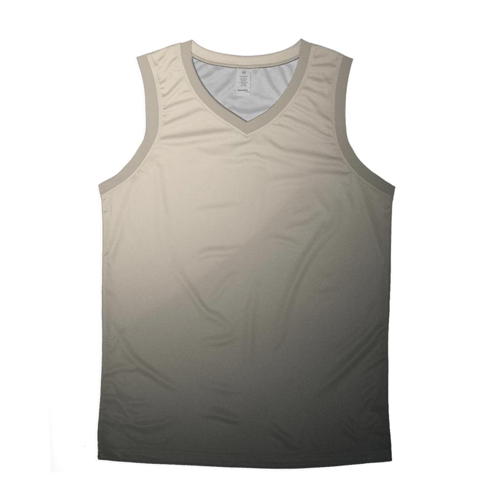Ivory Shadow Gradient Field personalized athletic tanks