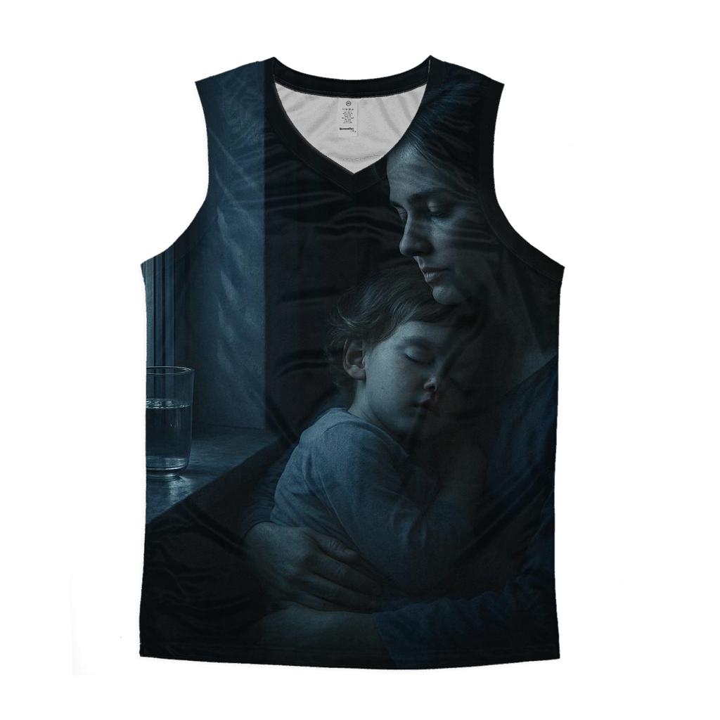 Her Patience Like Moonlight On Water cotton sleeveless tops