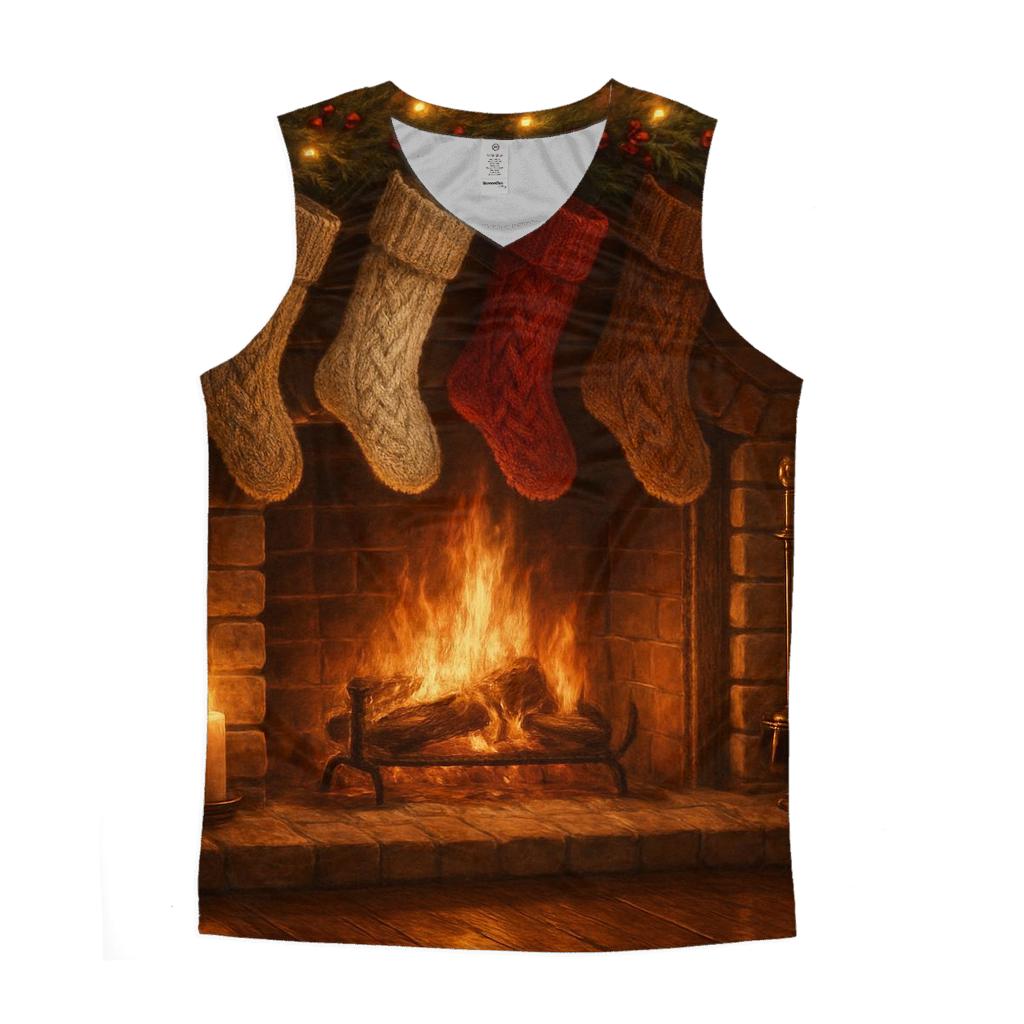 Stockings By The Brick Hearth personalized athletic tanks