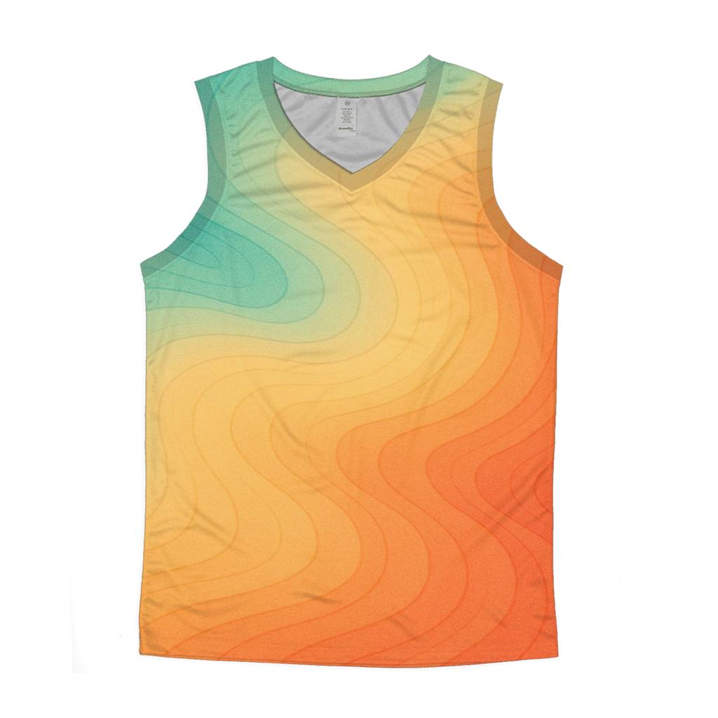 Tropical Thermal Drift personalized athletic tanks