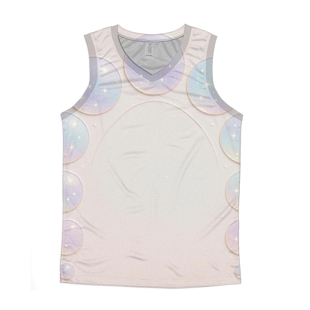 Pastel Shimmer Bubble Vault casual summer tank tops