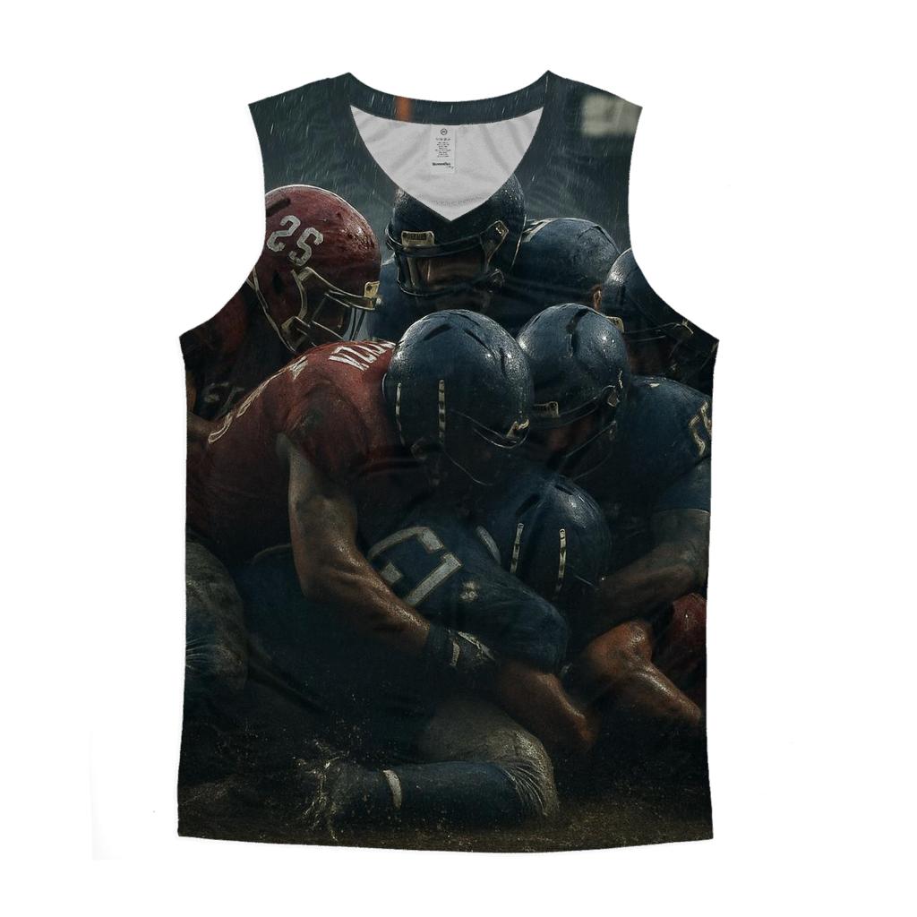 Rain Soaked Fourth Down Stand sports performance tank tops