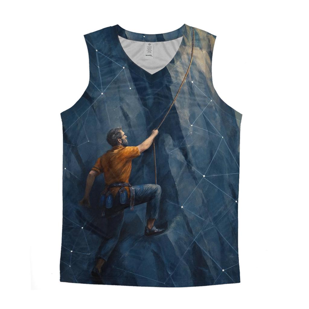 Mountain Climb Summit Constellation custom tank tops