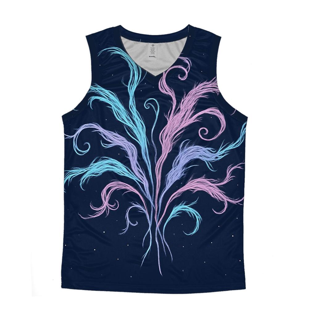 Nebula Filament Bouquet cotton sleeveless tops