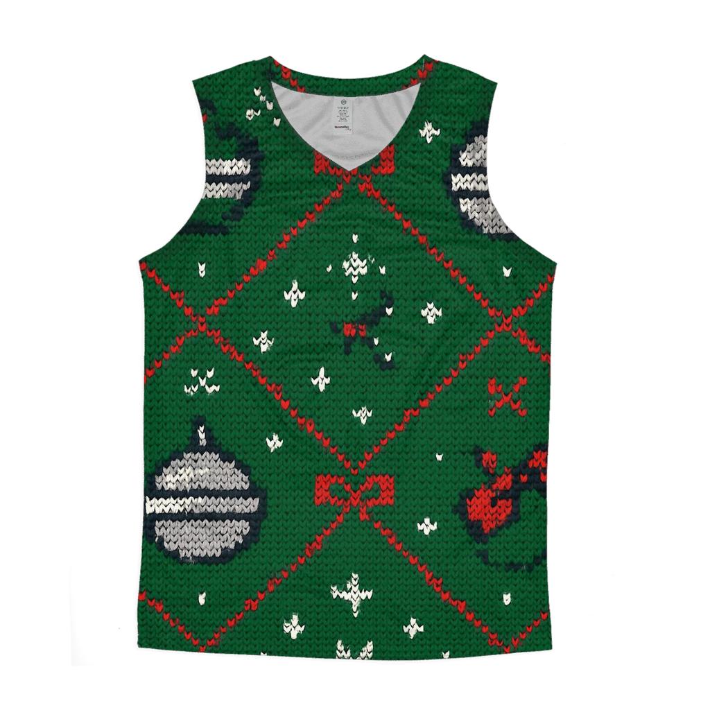 Ornament Satellite Lattice Design trendy fitted tank tops