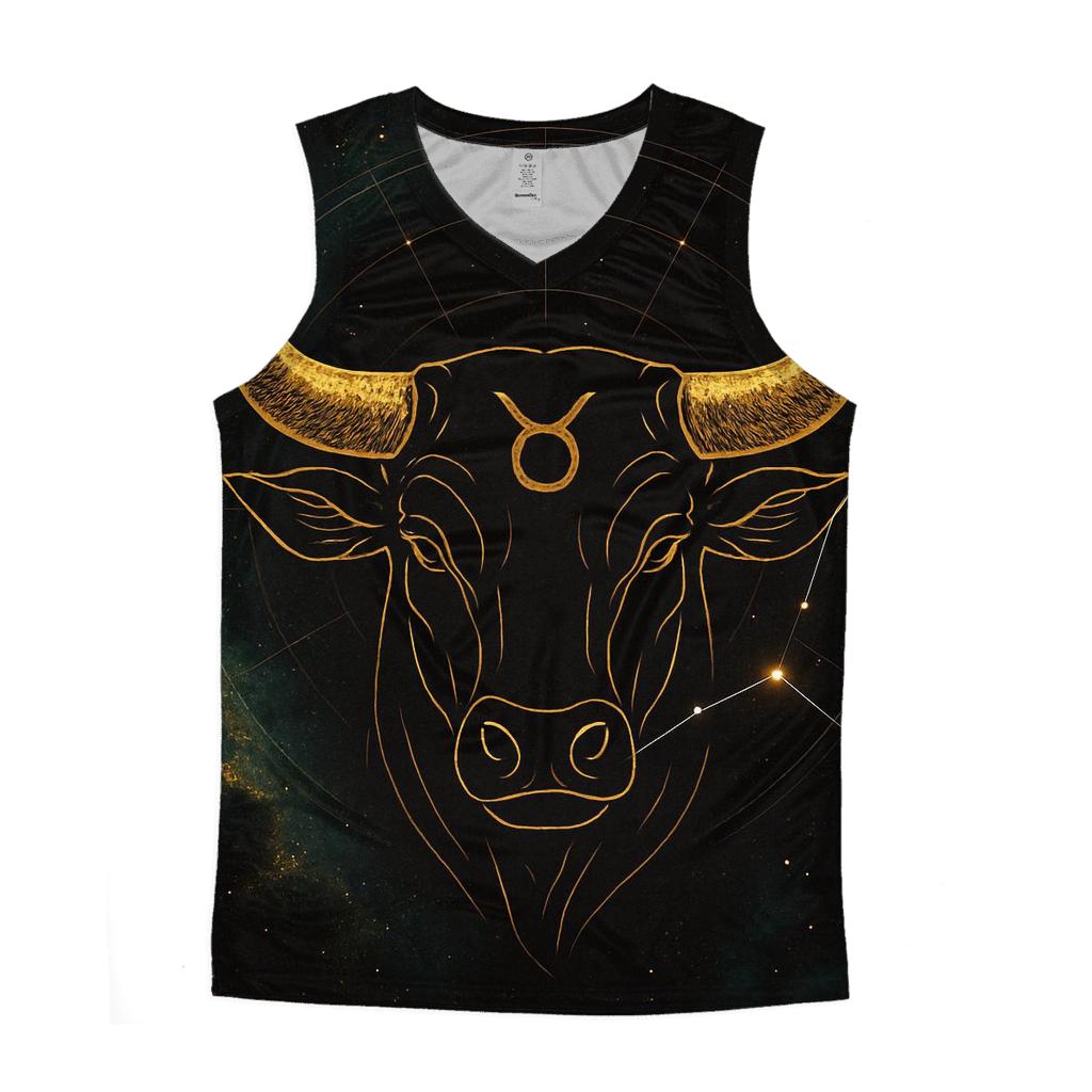 Taurus Horns And Aldebaran Glow graphic print tank tops