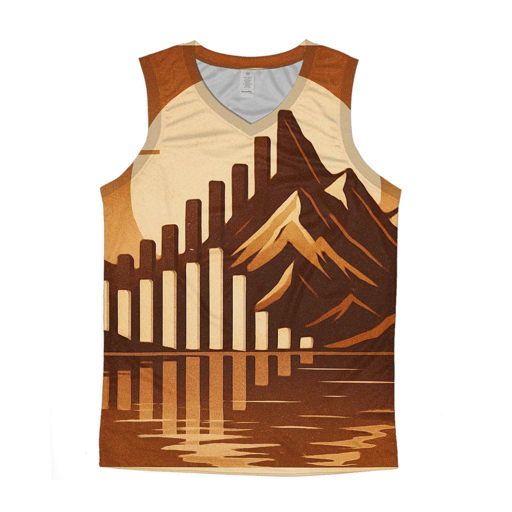 Equalizer Mountain Range sports performance tank tops